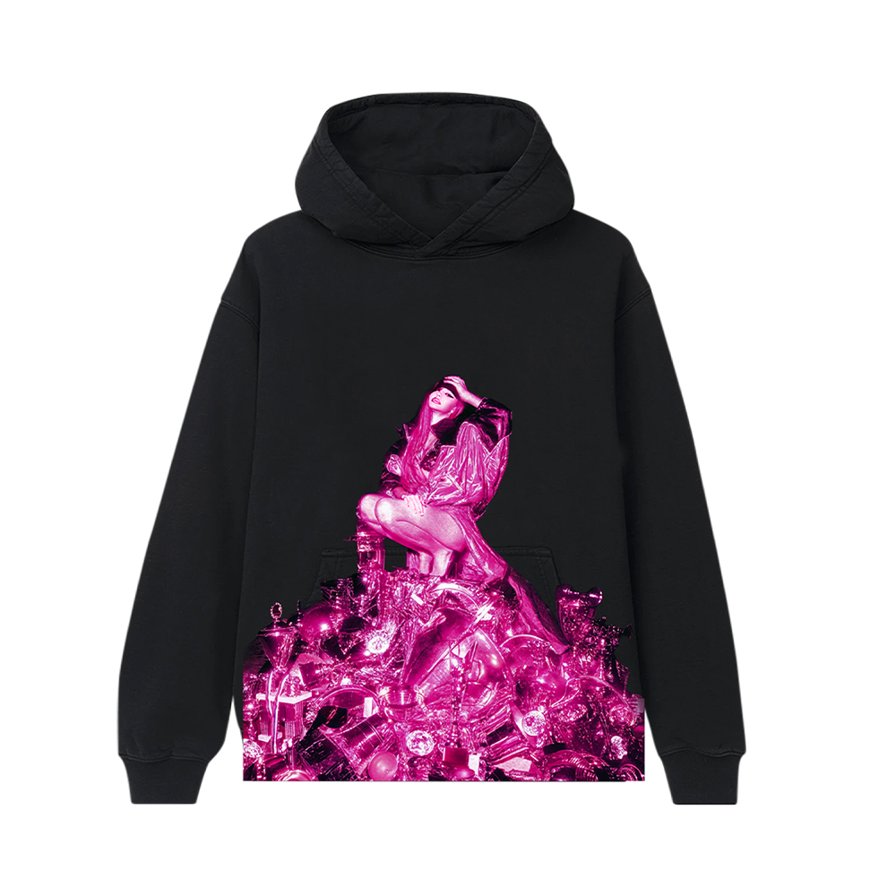 RED BOTTOMS HOODIE front